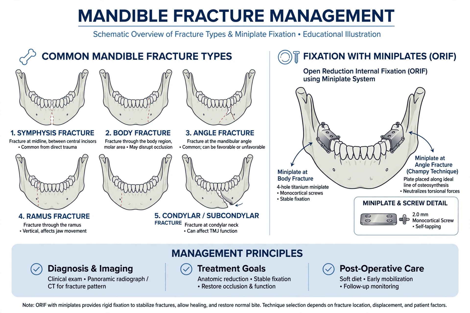 Mandible Fracture Management