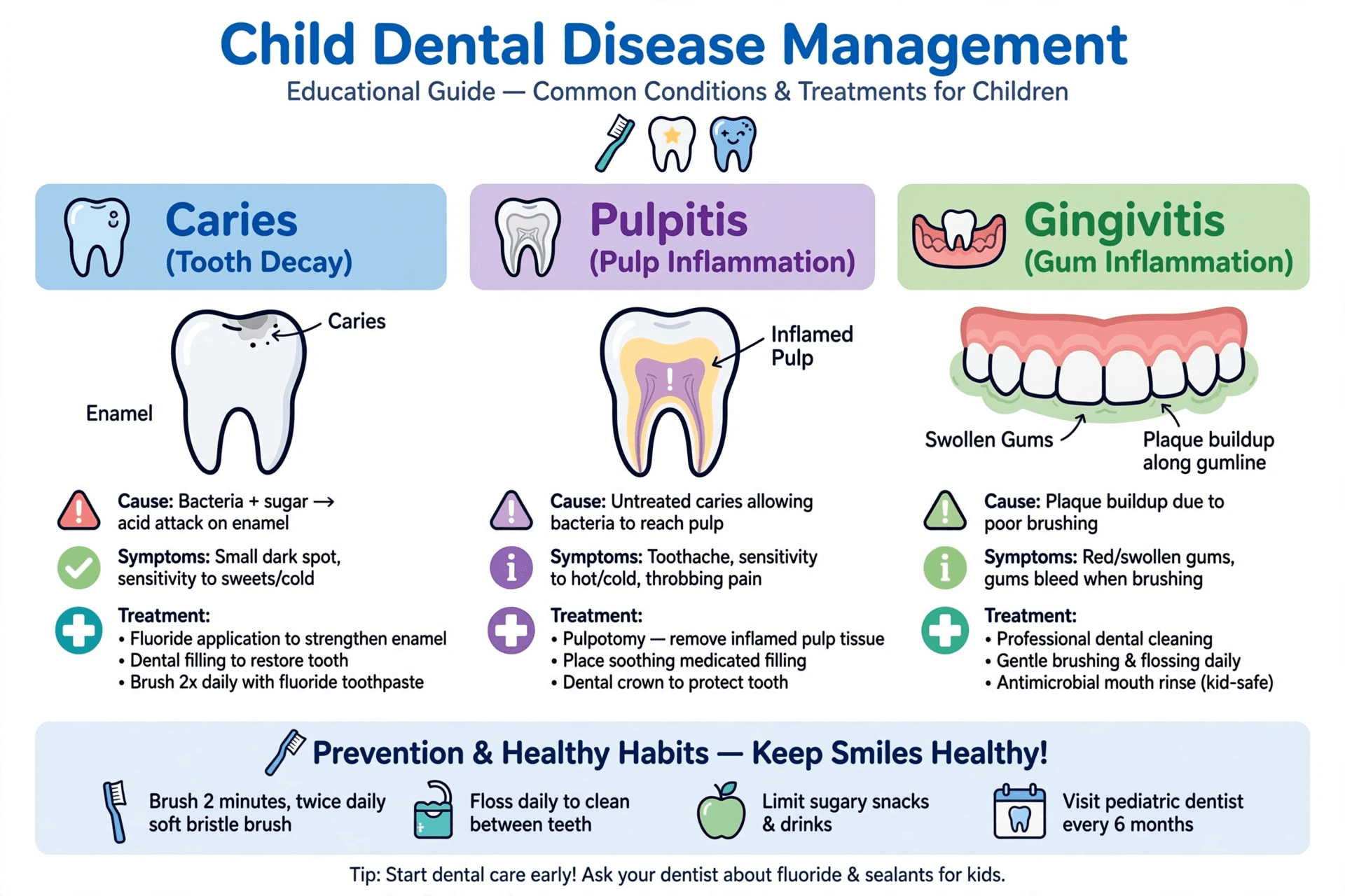 Child Dental Disease Management